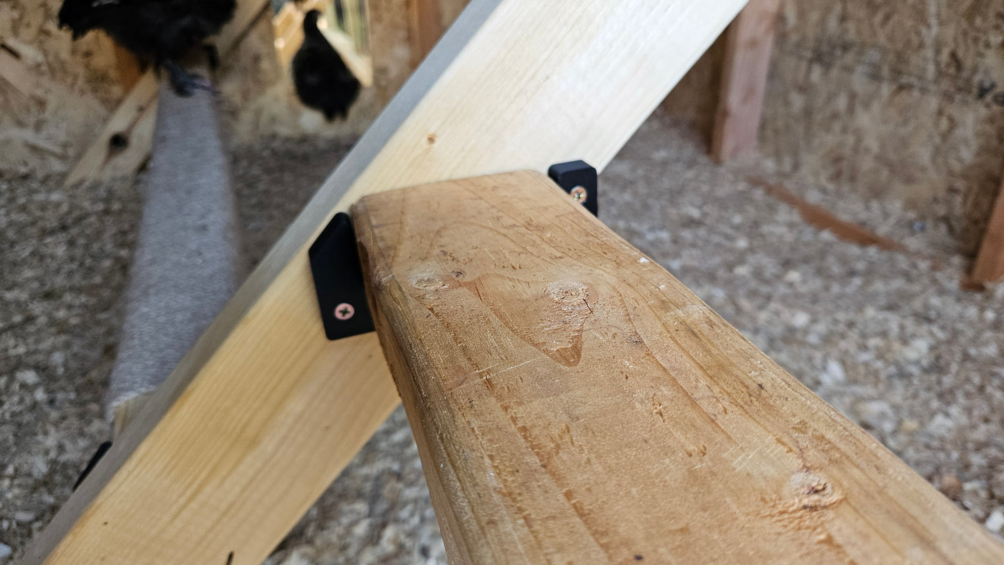 Chicken Roost Bar Mount Bracket (Pair)