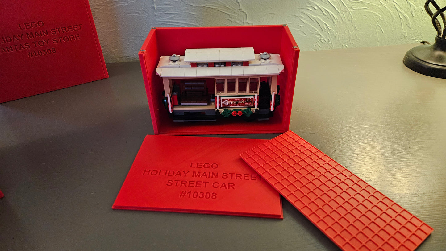 3D print files for LEGO® Holiday Main Street storage boxes