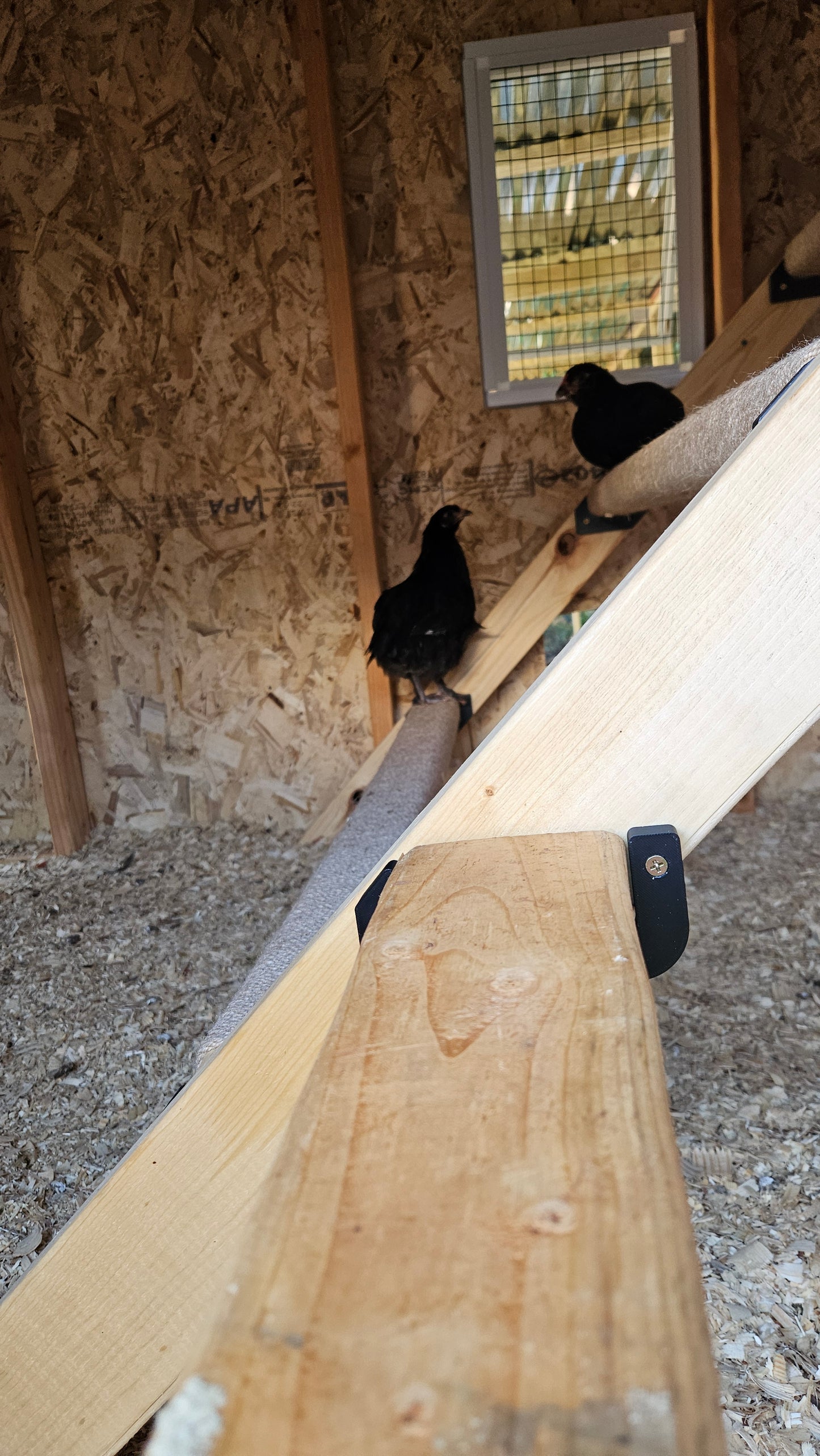 2x4 bracket horizontal mount with board