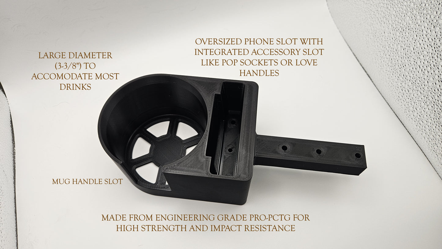 Cupholder & Phone Holder for Pride Mobility Go Chairs