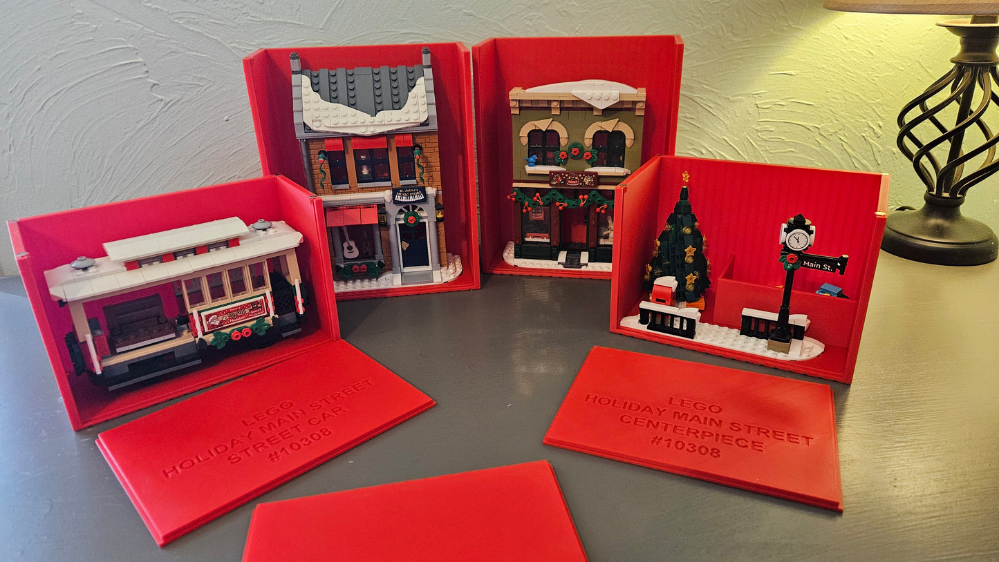 Storage boxes for LEGO® Holiday Main Street Full Collection