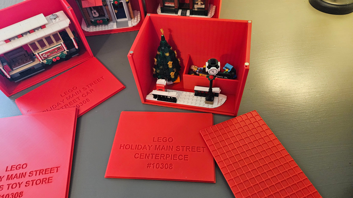 Storage boxes for LEGO® Holiday Main Street Full Collection