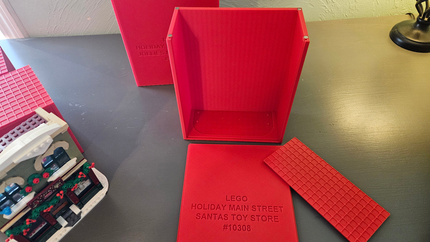 3D print files for LEGO® Holiday Main Street storage boxes