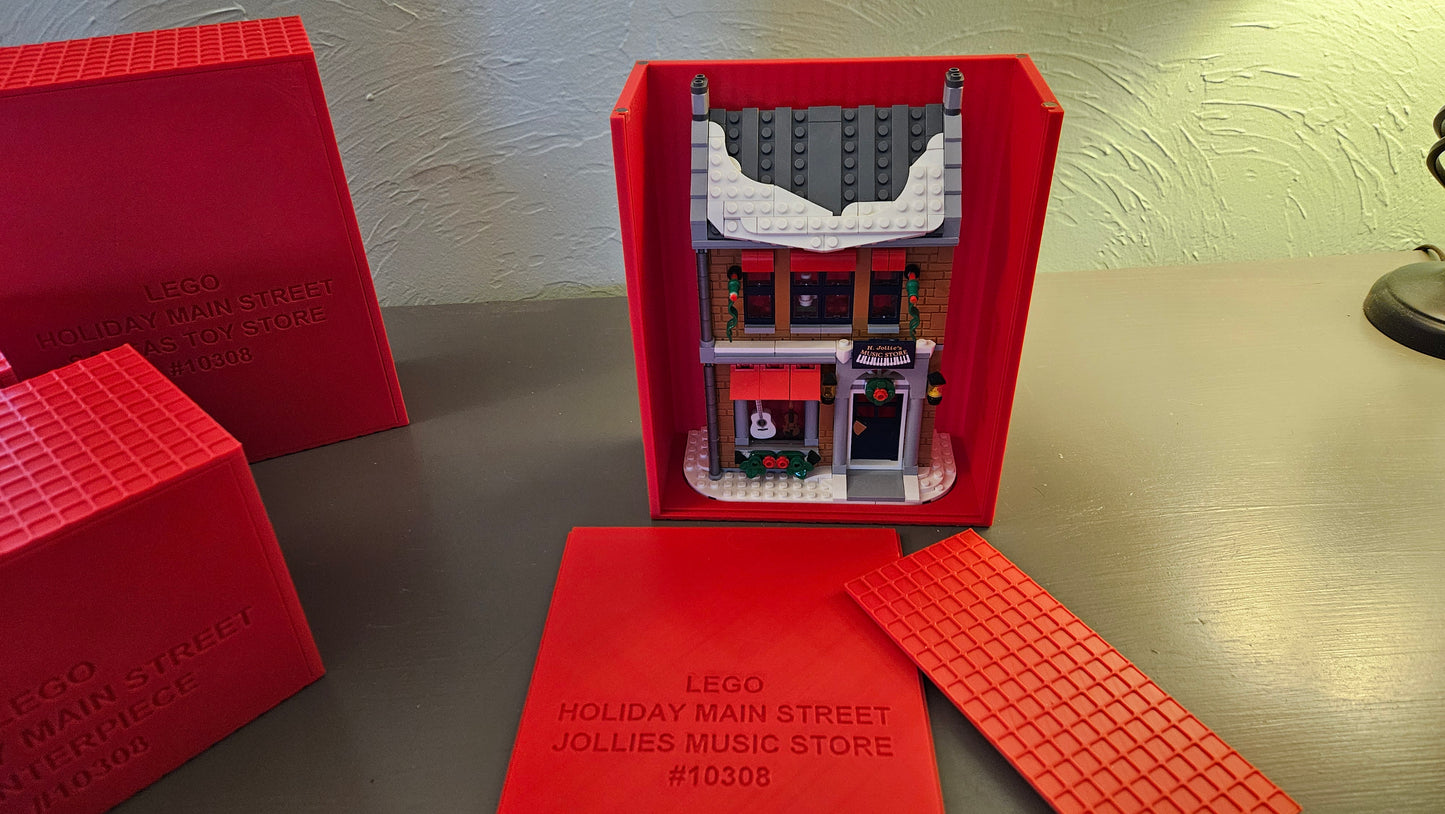 Storage boxes for LEGO® Holiday Main Street Full Collection