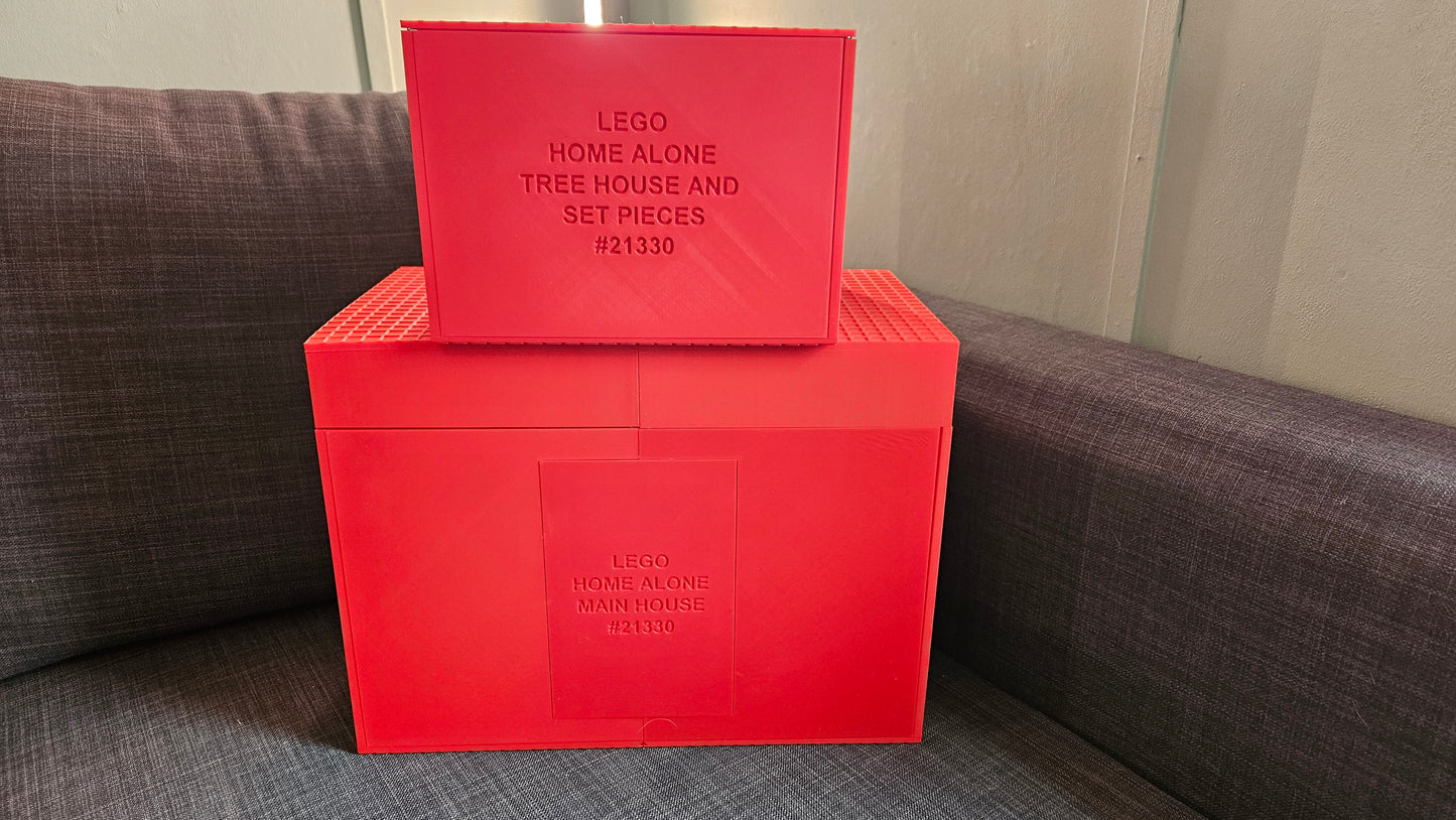 Storage boxes for LEGO® Home Alone Collection
