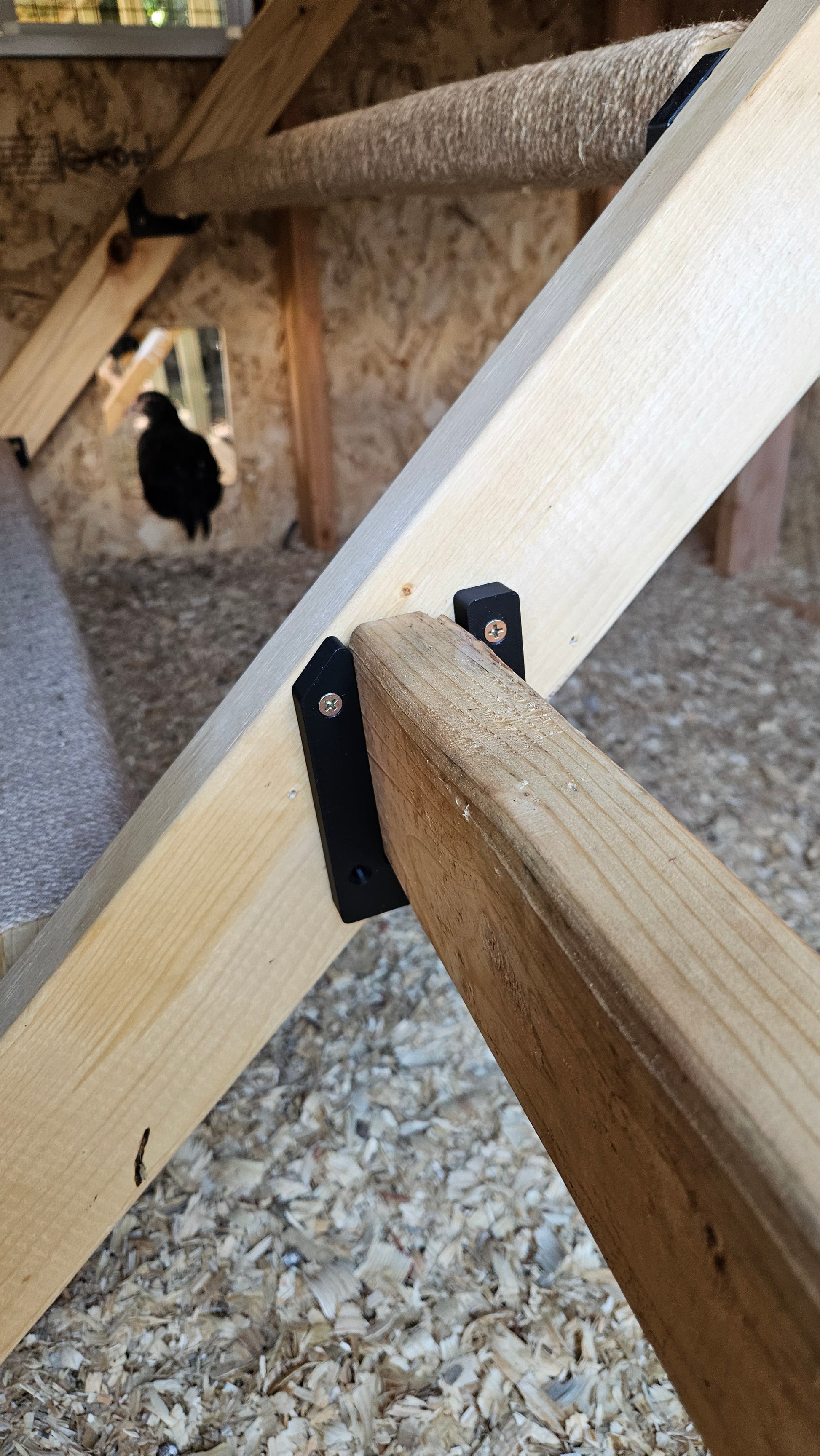 2x4 Vertical mount bracket with board