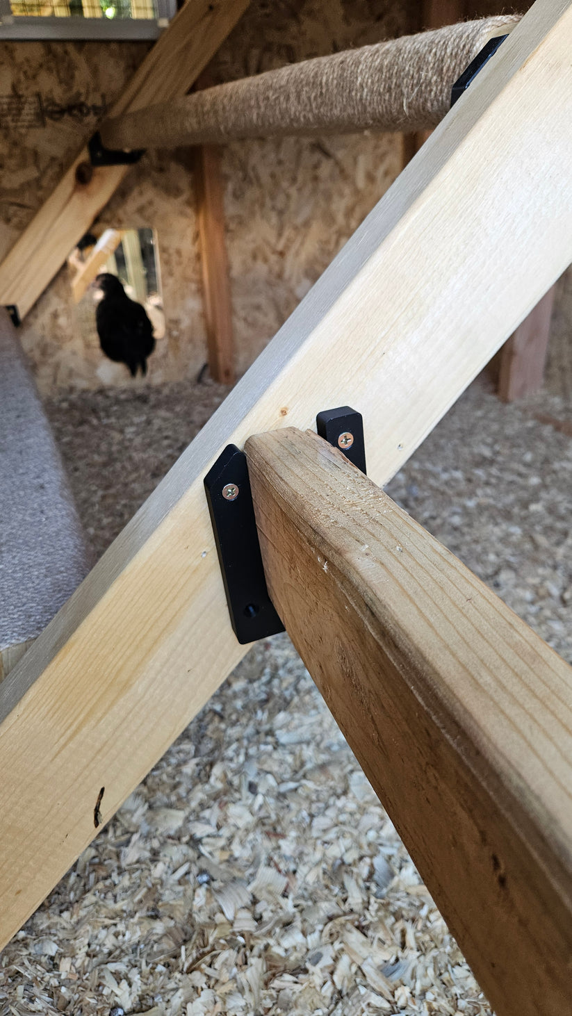 Chicken Roost Bar Mount Bracket (Pair) – Wrigglys Widgets